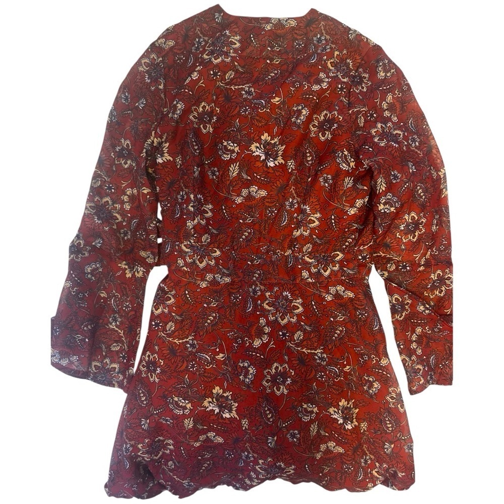 Roper Western Wrap Dress Size Medium New without Tags - Picture 4 of 11